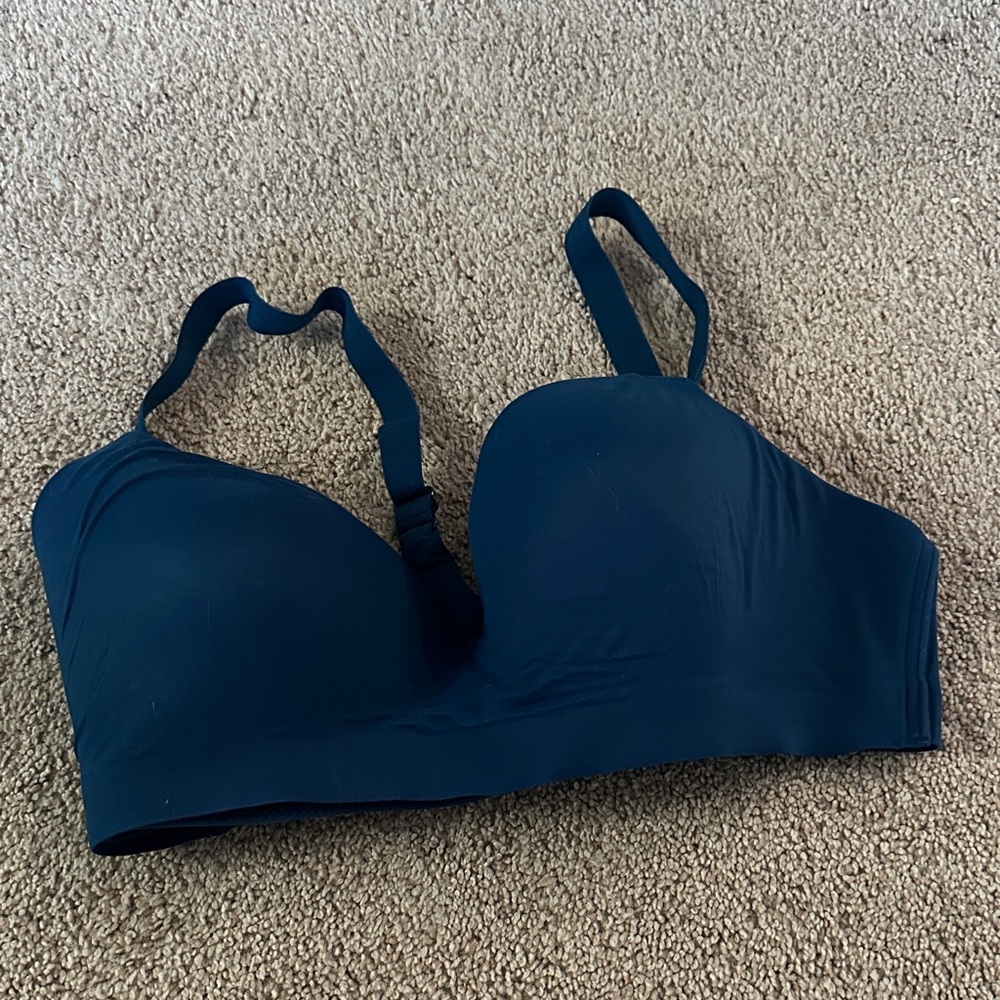 Soma Navy Blue Seamless Bra